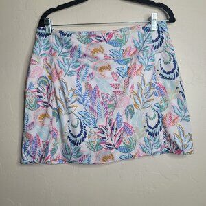 18 Birdies Women’s Floral Tennis Golf Skort Size M